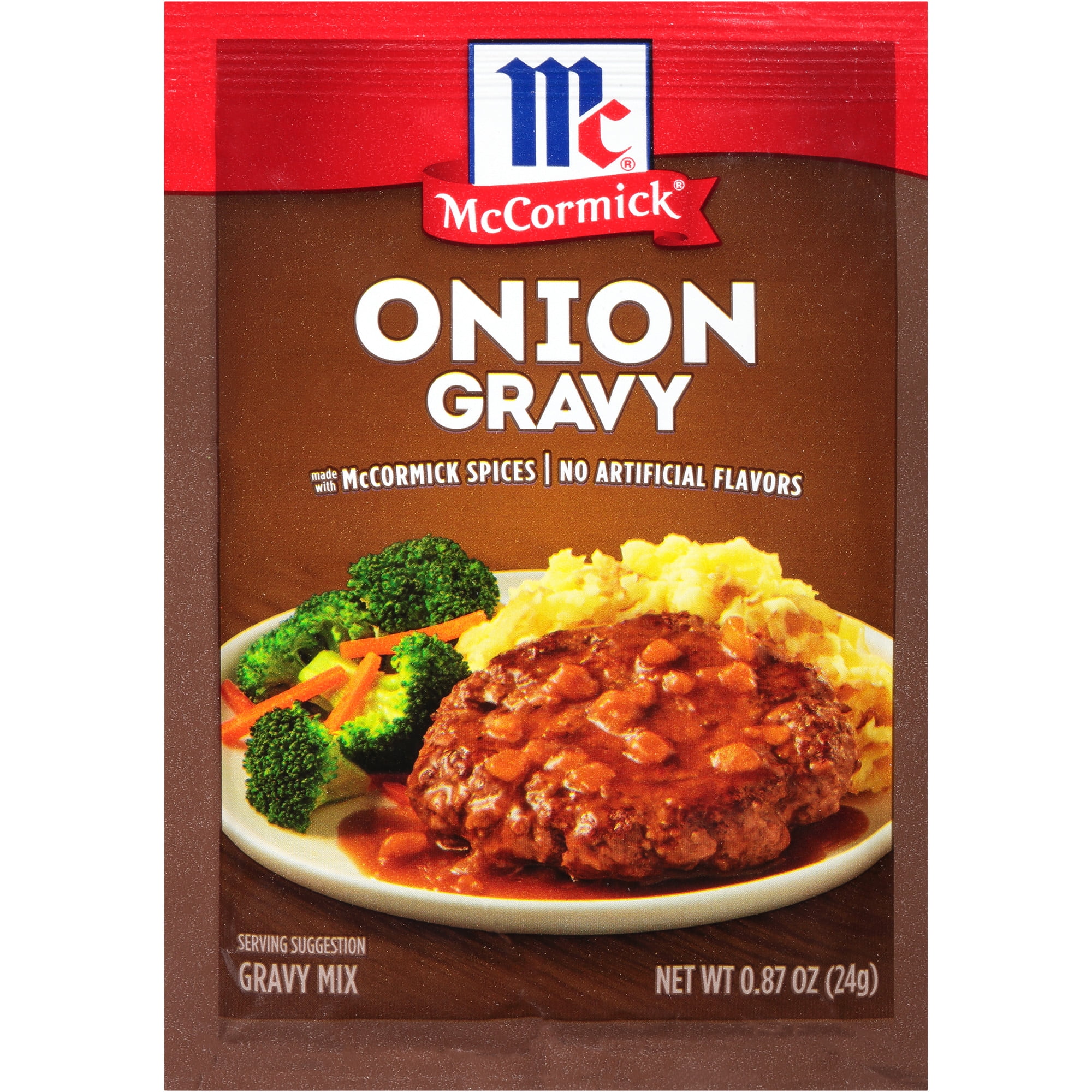 McCormick Gravy Mix - Onion, 0.87 oz Gravies 