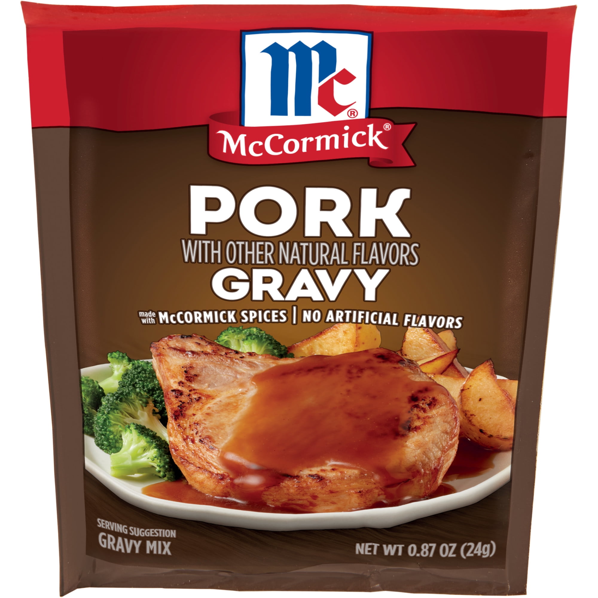 McCormick Gravy Mix Pork, 0.87 oz Gravies