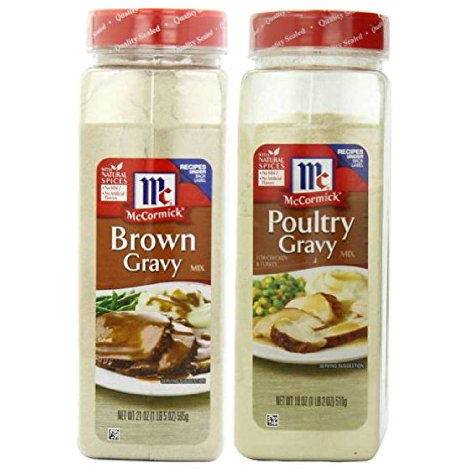 McCormick Gravy Mix Value Bundle 2 Items McCormick Brown Gravy, 21