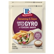 McCormick Greek Style Gyro Seasoning & Sauce Duo, 1.5 oz Packet