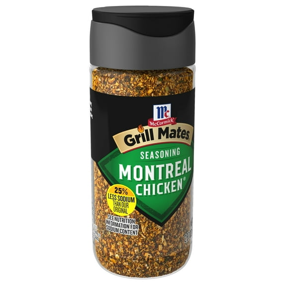 McCormick Grill Mates 25% Less MDA05 Sodium Montreal Chicken Seasoning