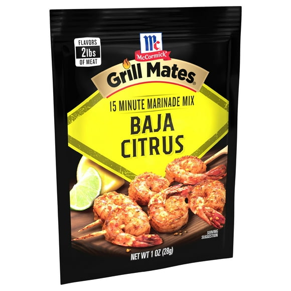 McCormick Grill Mates Baja Citrus Marinade Mix, 1 oz (Pack of 12)