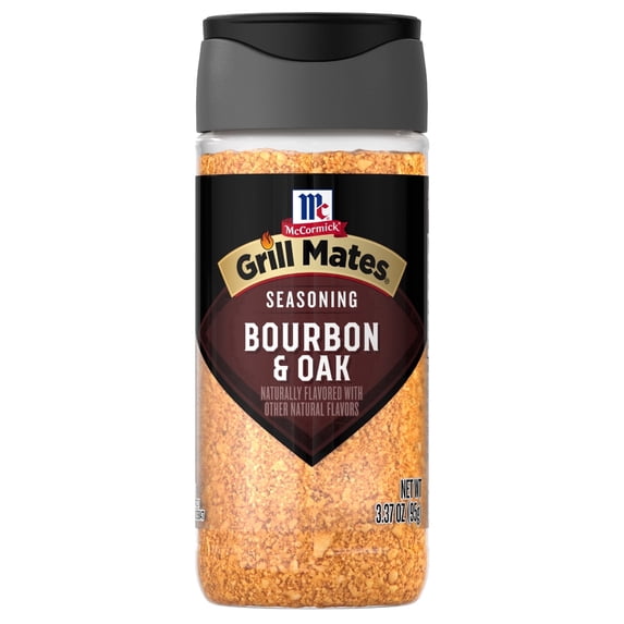McCormick Grill Mates Bourbon & Oak Seasoning, 3.37 oz Bottle