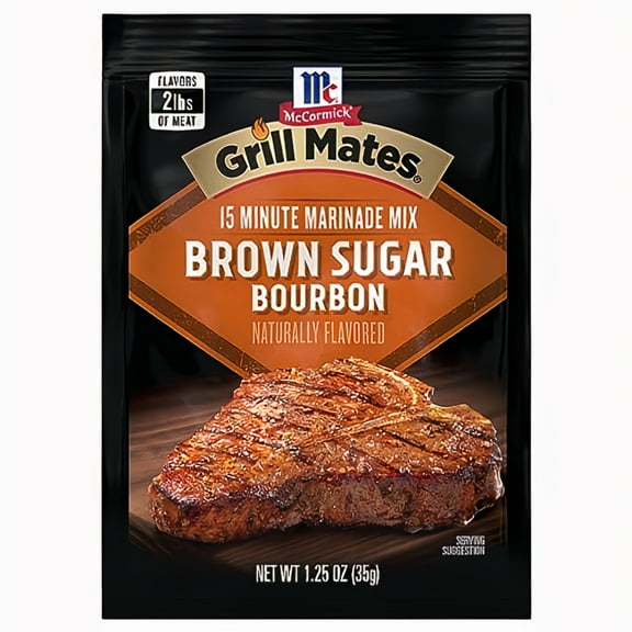 Mccormick Grill Mates Brown Sugar Bourbon Marinade (Pack of 36)