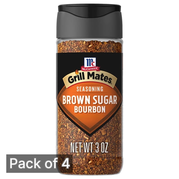 McCormick Grill Mates Brown Sugar Bourbon Seasoning (Pack of 4)