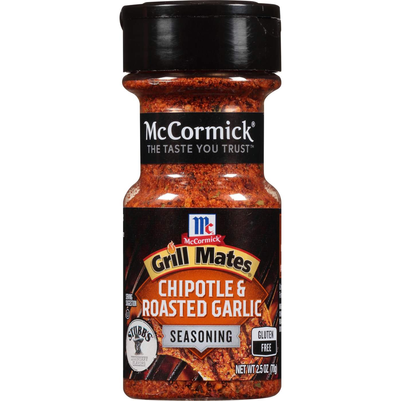 McCormick Grill Mates Chipotle & Roasted Garlic Seasoning, 2.5 oz (Pack