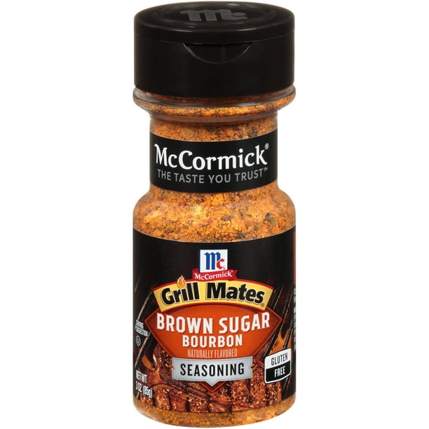 McCormick Grill Mates Gluten Free Brown Sugar Bourbon Seasoning, 3 oz