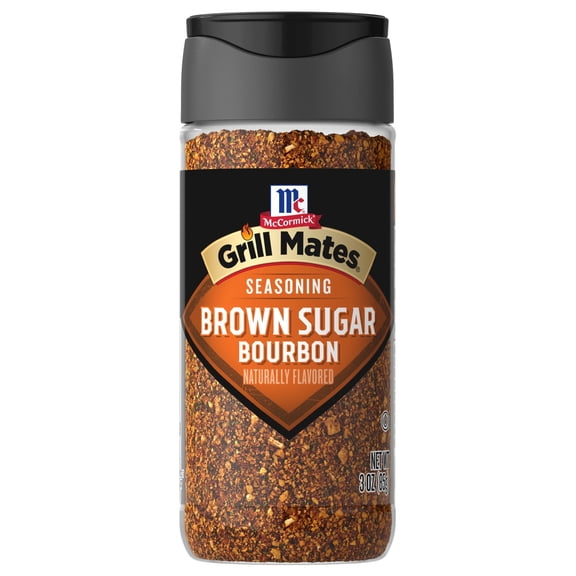 McCormick Grill Mates Kosher Brown Sugar Bourbon Seasoning, 3.0 oz Bottle