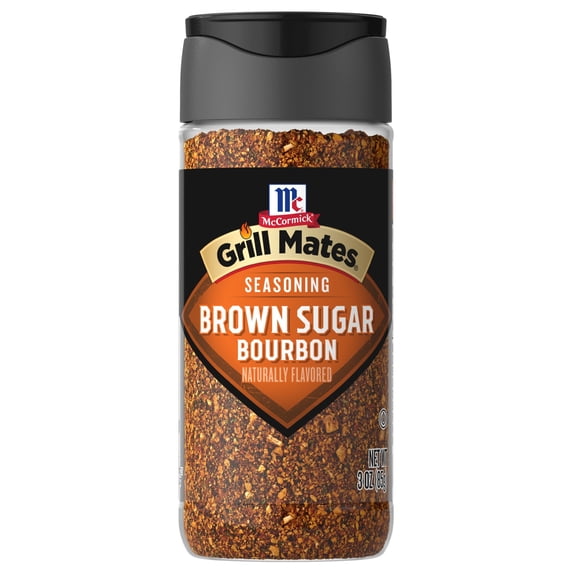 McCormick Grill Mates Kosher Brown Sugar Bourbon Seasoning, 3.0 oz Bottle