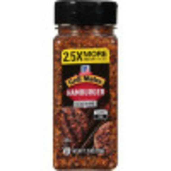 Grill Mates Hamburger Seasoning, 7.75 oz Bottle