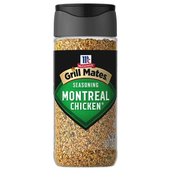 McCormick Grill Mates Gluten Free Montreal Chicken Seasoning, 2.75 oz Bottle
