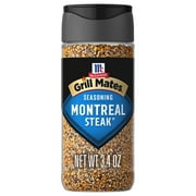McCormick Grill Mates Gluten Free Montreal Steak Seasoning, 3.4 oz Bottle