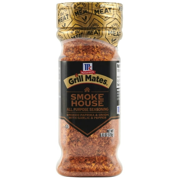 McCormick GRILL MATES Gluten Free Smokehouse All Purpose Seasoning, 6.03 oz Bottle