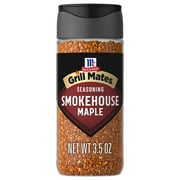 McCormick Grill Mates Gluten Free Smokehouse Maple Seasoning, 3.5 oz Bottle