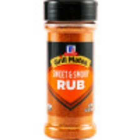 Grill Mates Rub, Sweet & Smoky, 5.37 oz Bottle