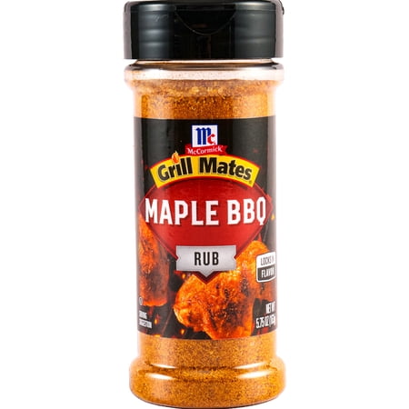 McCormick Grill Mates Kosher Maple BBQ Rub, 5.75 oz Bottle