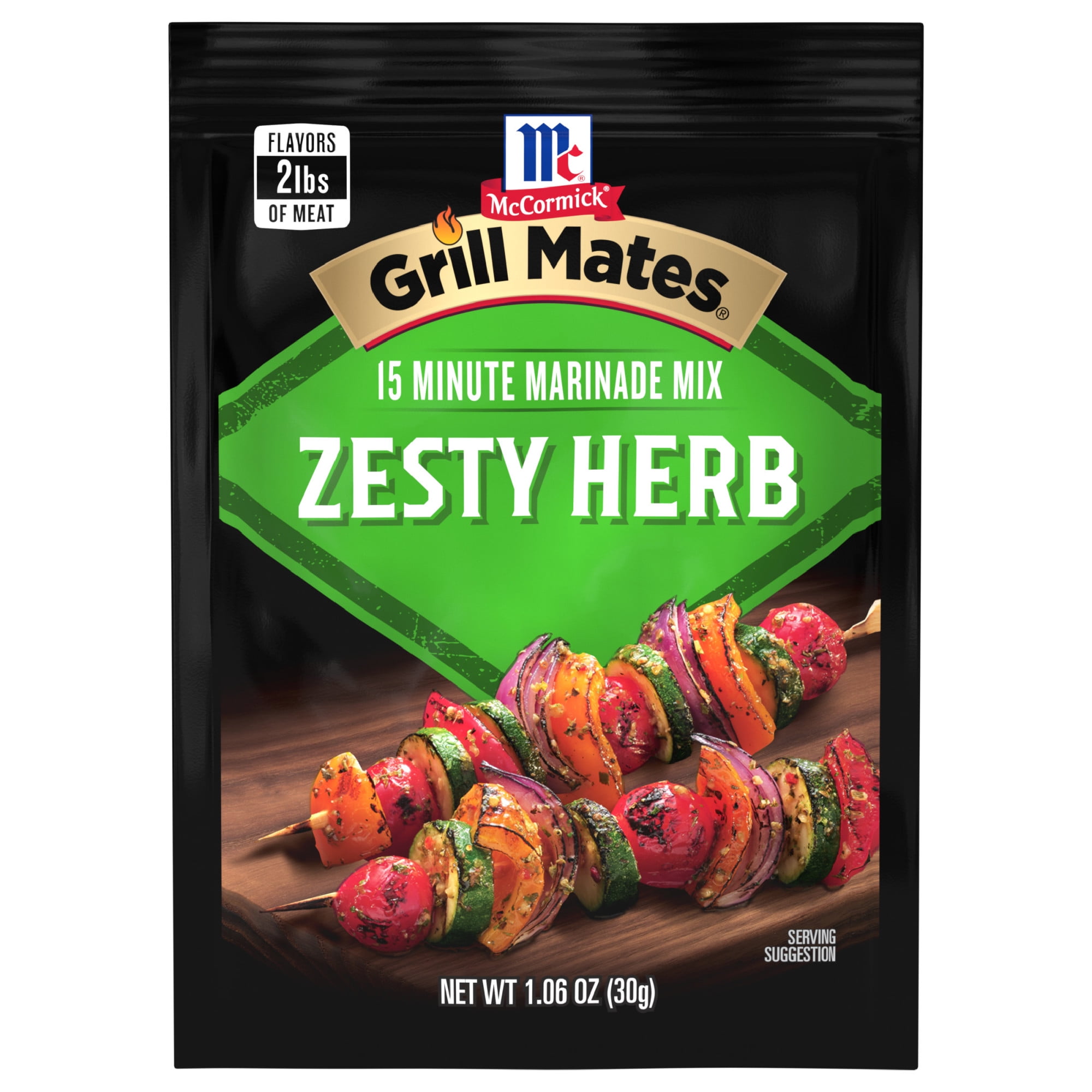 McCormick Grill Mates Marinade Mix Zesty Herb, 1.06 oz Cooking Sauces