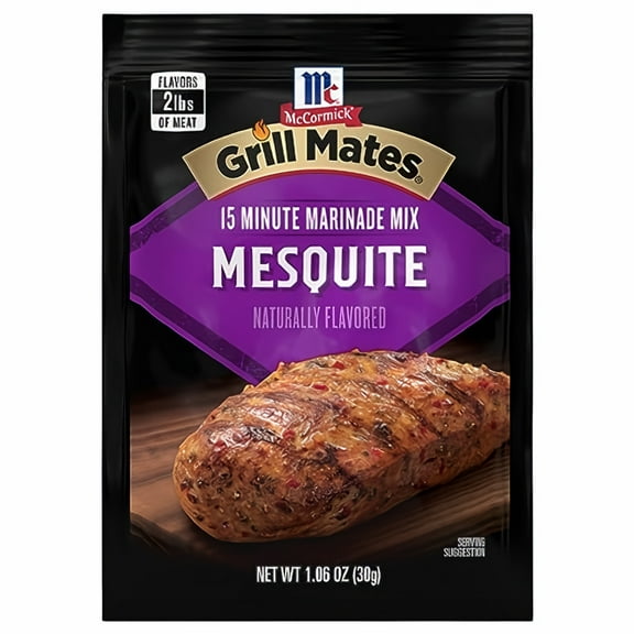 McCormick Grill Mates Mesquite Marinade, 1.06 oz (Pack of 10)