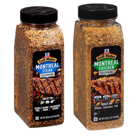 McCormick Grill Mates Montreal steak and Chicken Seasoning - Set