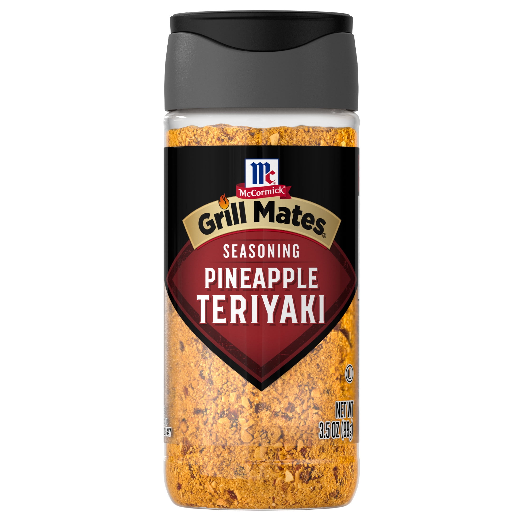 McCormick Grill Mates Gluten Free Pineapple Teriyaki Seasoning, 3.5 oz Bottle