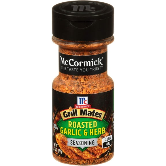 McCormick Grill Mates Roasted Garlic & Herb Seasoning, 2.75 oz (Pack of 4)