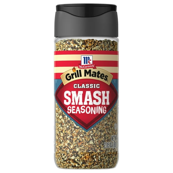 McCormick GRILL MATES Smash Burger Seasoning, 2.85 oz Bottle
