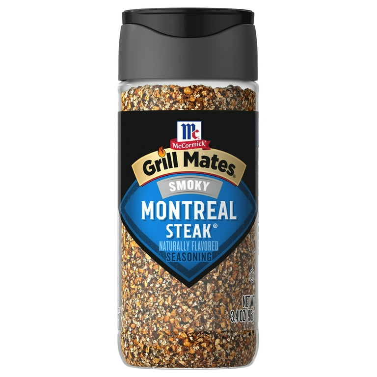 McCormick Grill Mates Gluten Free Smoky Montreal Steak Seasoning 3.4 oz Bottle Walmart