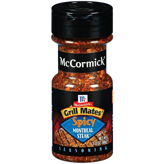 McCormick Grill Mates Spicy Montreal Steak Seasoning 3.12 oz (Pack of 12)