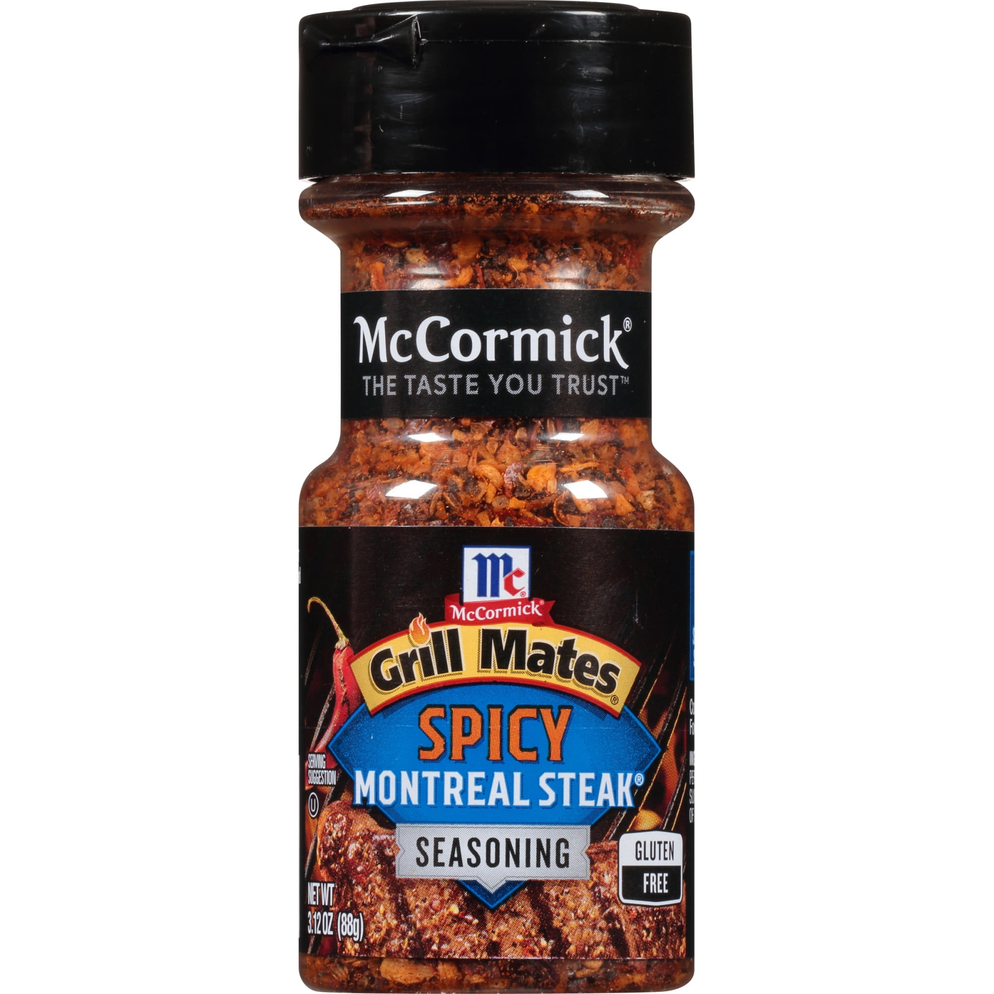 McCormick Grill Mates Spicy Montreal Steak Seasoning, 3.12 oz