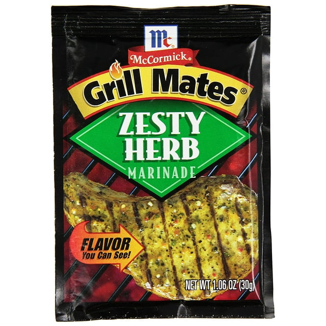 McCormick Grill Mates Zesty Herb, 1.06 OZ (Pack of 6)