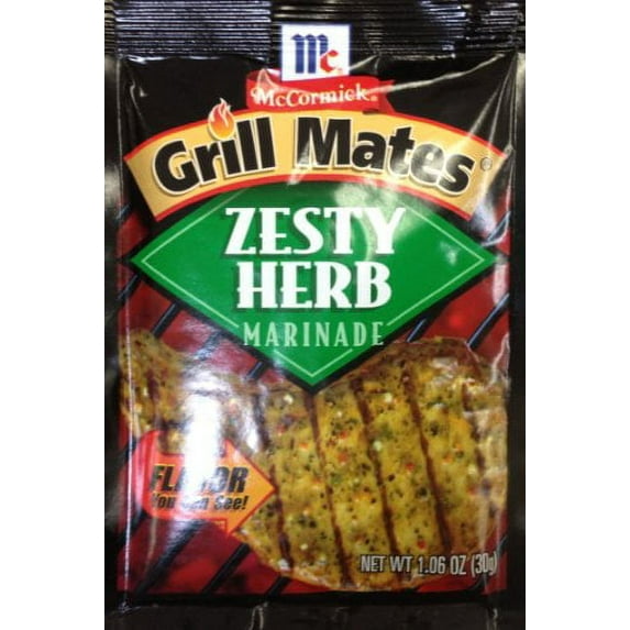 McCormick Grill Mates Zesty Herb Marinade 1.06 oz (Pack of 20)