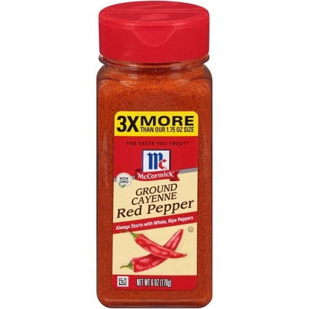 McCormick Ground Cayenne Red Pepper, 6 OZ (Pack of 3)