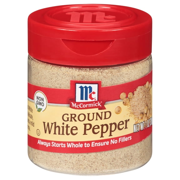 McCormick Ground White Pepper 1 oz (Pack of 12)