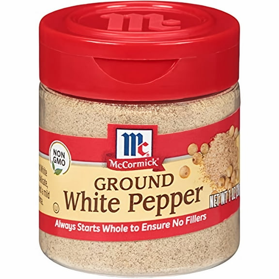 McCormick Ground White Pepper (Pack of 5)