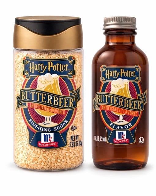 McCormick Harry Potter Butter Beer Flavor Duo Finishing Sugar And Flavor Extract