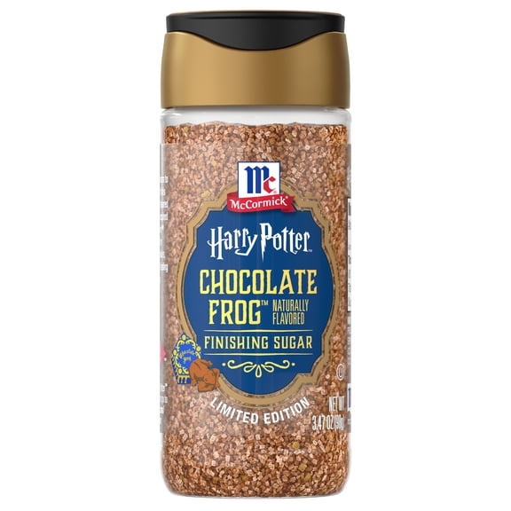 McCormick Kosher Harry Potter Chocolate Frog Finishing Sugar, 3.47 oz Bottle