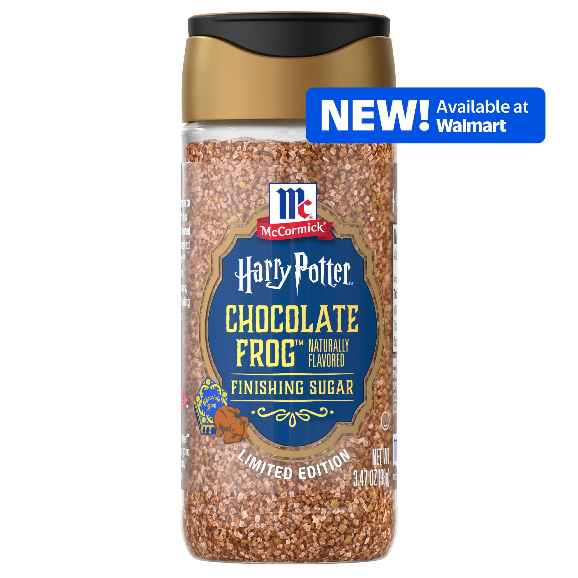 McCormick Kosher Harry Potter Chocolate Frog Finishing Sugar, 3.47 oz Bottle