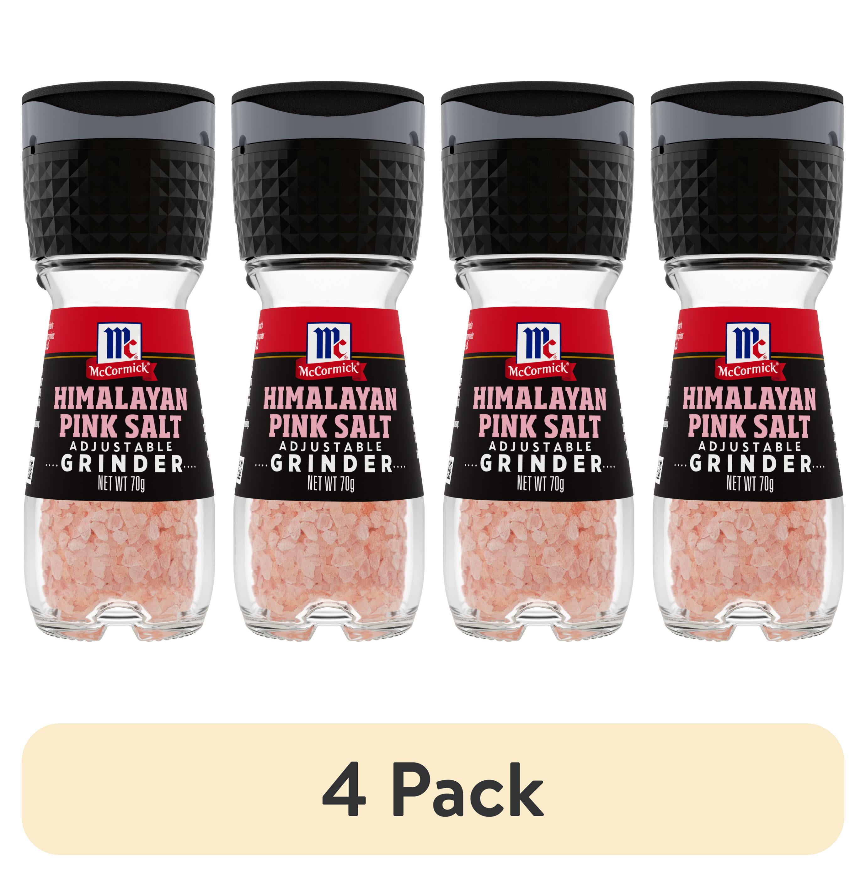 (4 pack) McCormick Adjustable Grinder Himalayan Pink Salt, 2.5 oz