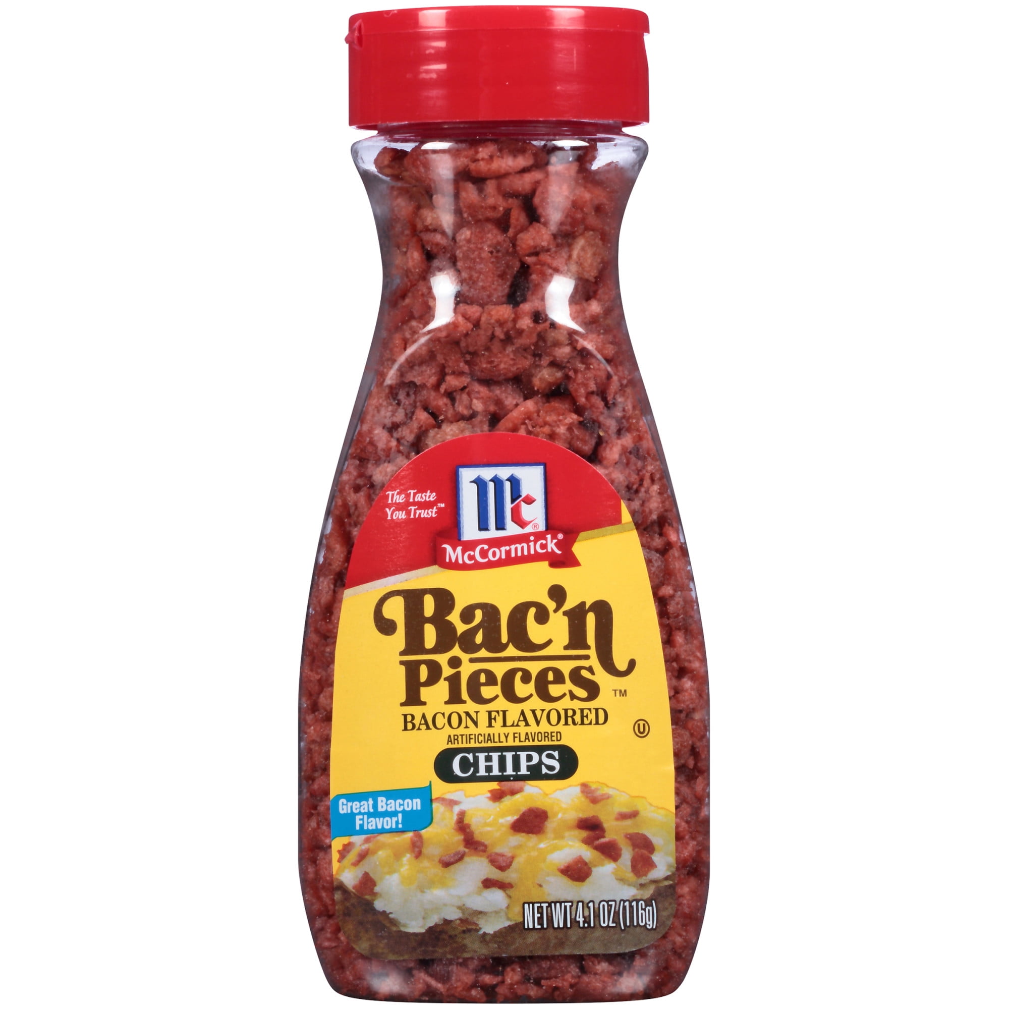 McCormick Crunchy Salad Toppings and Bacon Flavored Chips Bundle (one  container of each kind with storage/leftover bag). Great for topping salads  baked potatoes and more!