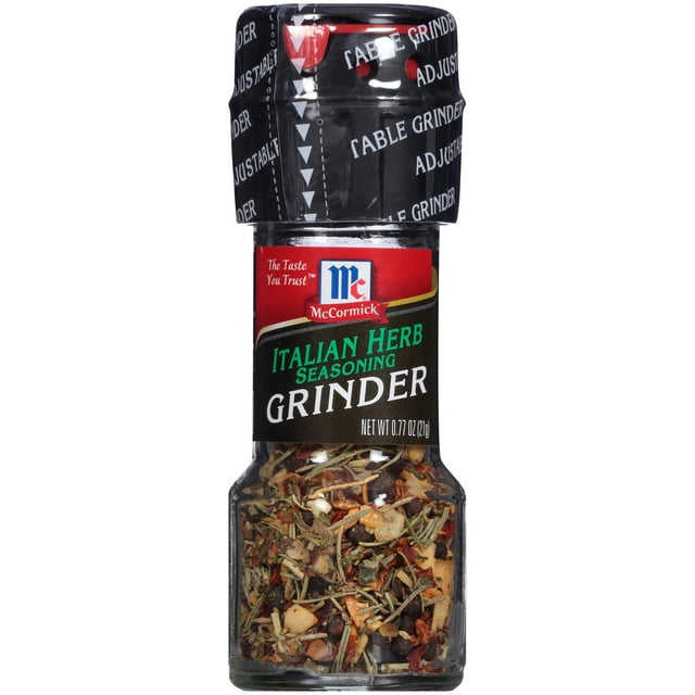 McCormick Italian Herb Seasoning Grinder, 0.77 oz Mixed Spices