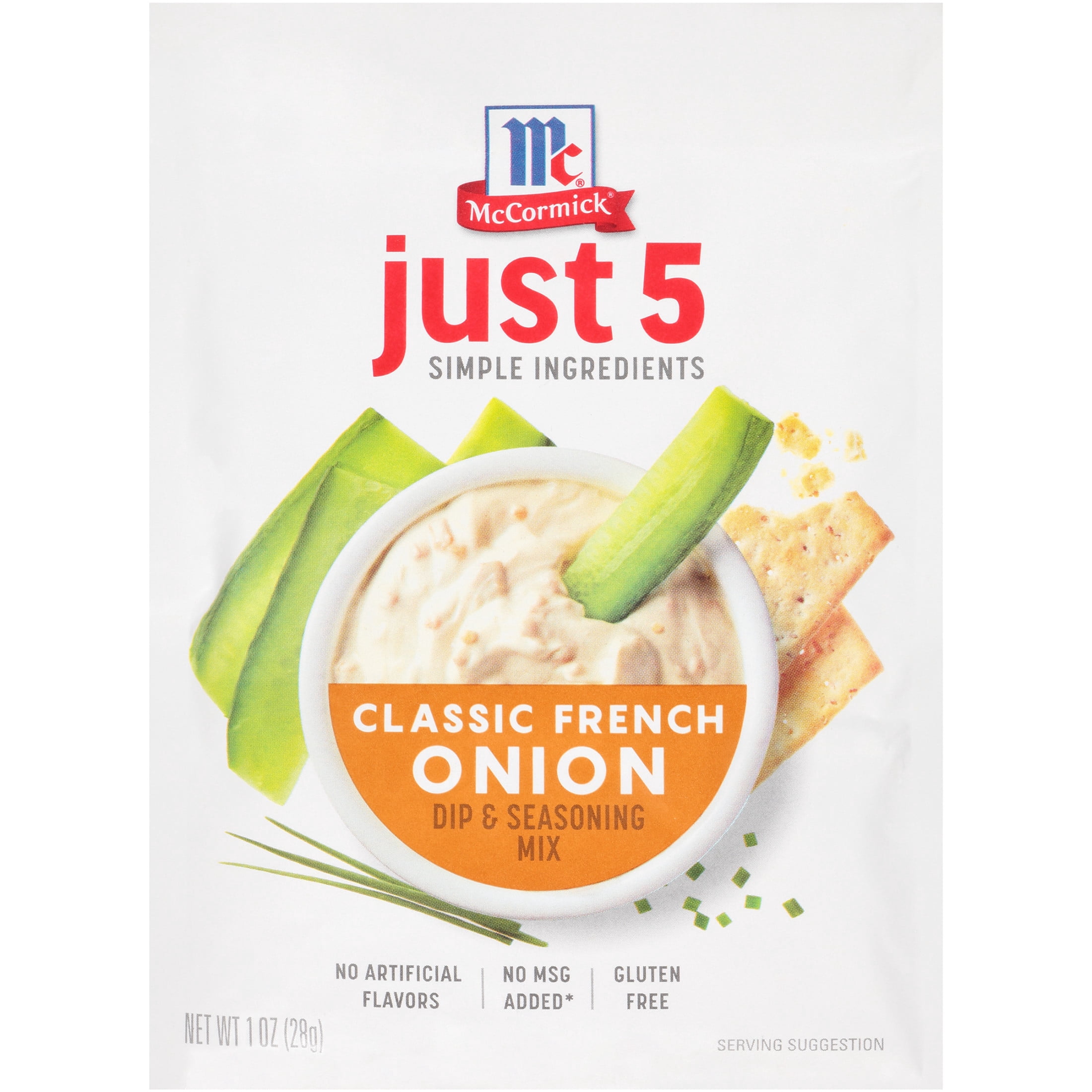 mccormick onion cream dressing McCormick Classic French Onion Dip & Seasoning Mix, 1.0 oz Packet