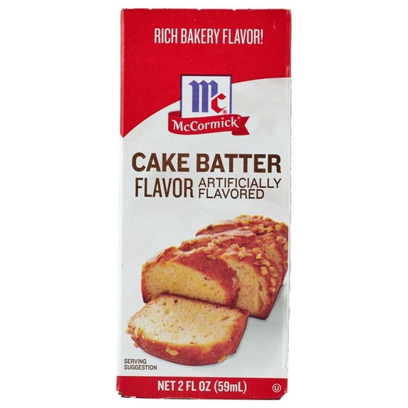 McCormick Kosher Cake Batter Flavor, 2.0 fl oz Box pack of 1