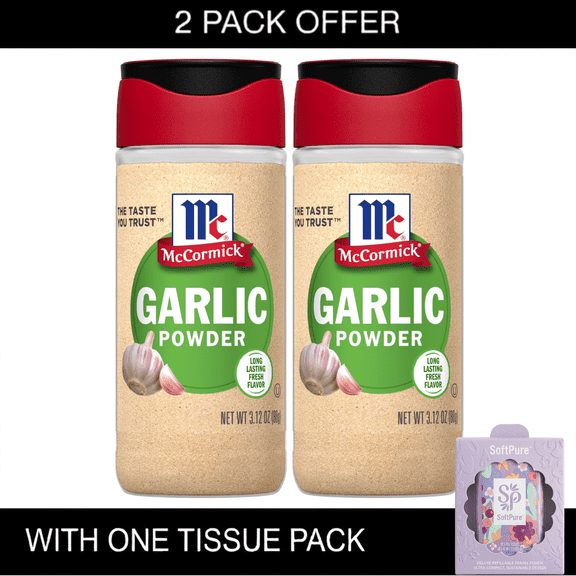 McCormick Kosher Garlic Powder, 3.12 oz