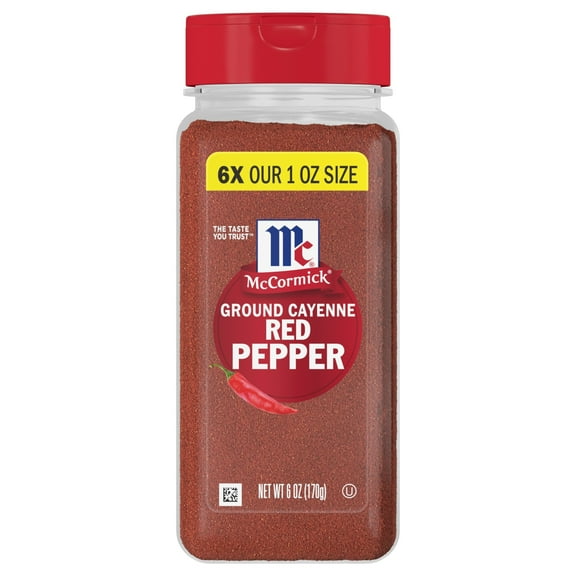McCormick Kosher Ground Cayenne Red Pepper, 6.0 oz Bottle