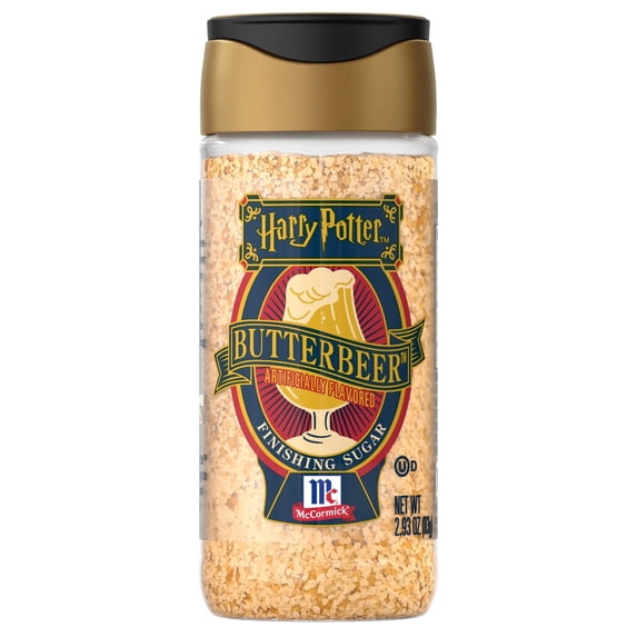 McCormick Kosher Harry Potter Butterbeer Finishing Sugar, 2.93 oz Bottle