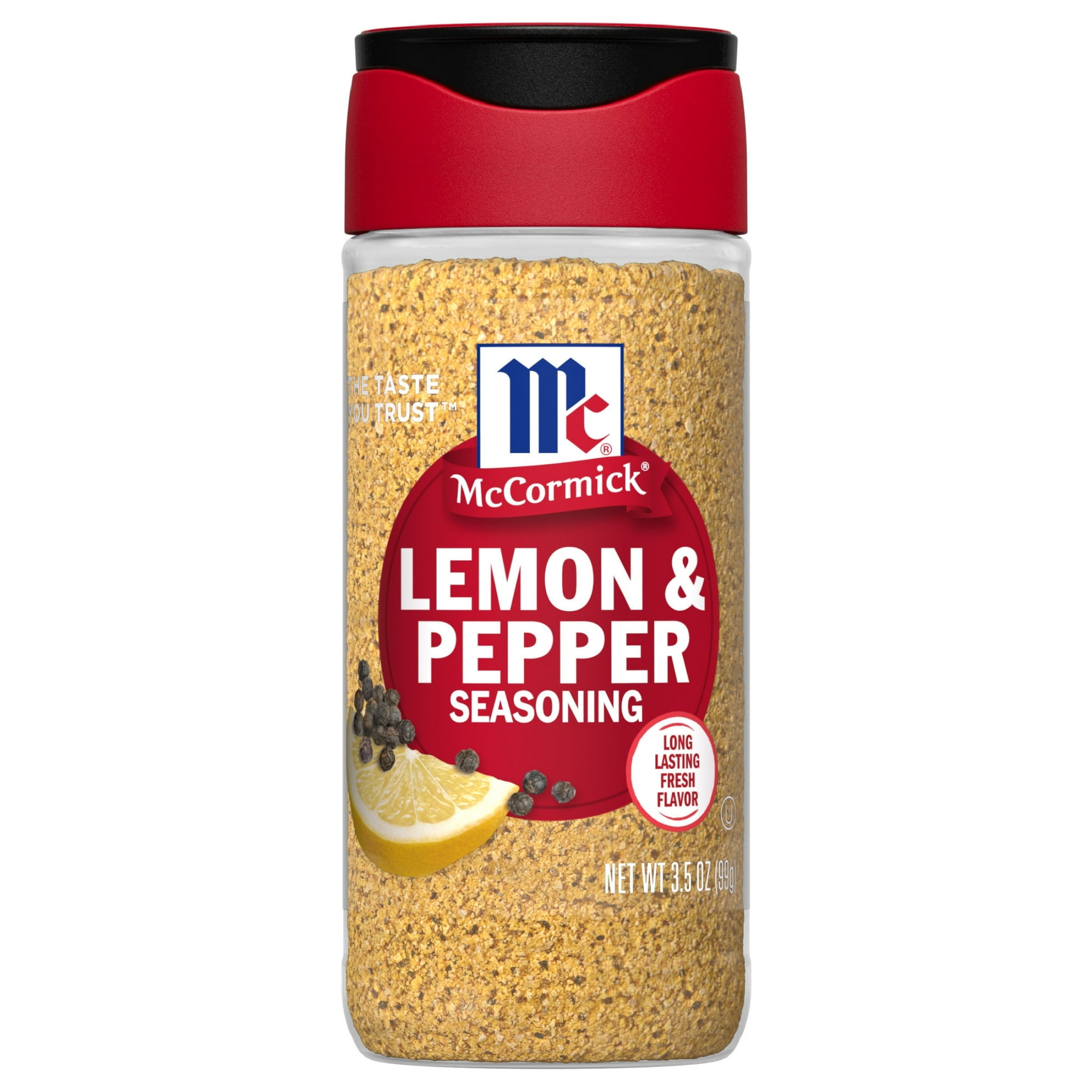 McCormick Kosher Lemon & Pepper Seasoning 3.5 oz Bottle (Pack of 4)