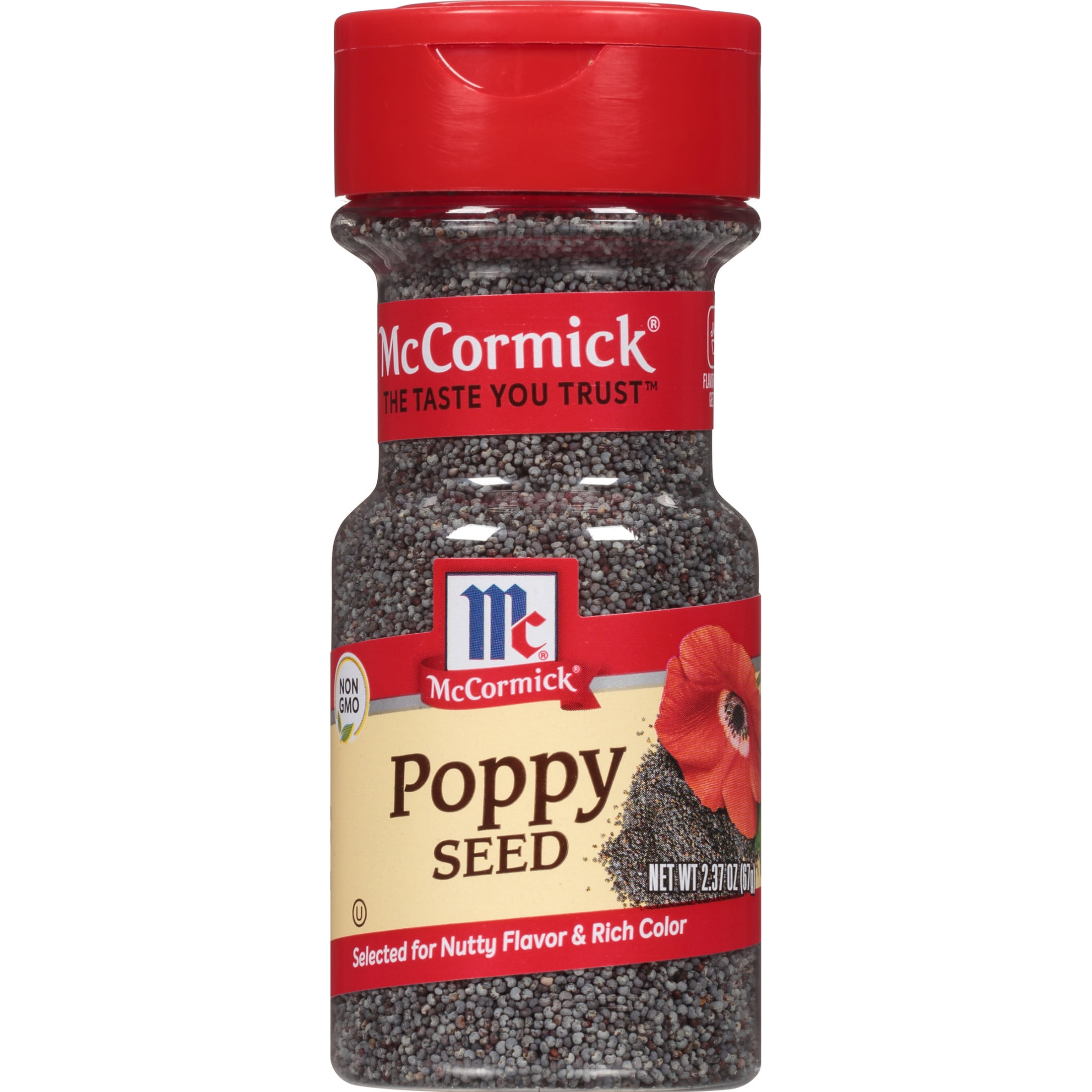 McCormick Kosher Whole Poppy Seed, 2.37 oz Bottle
