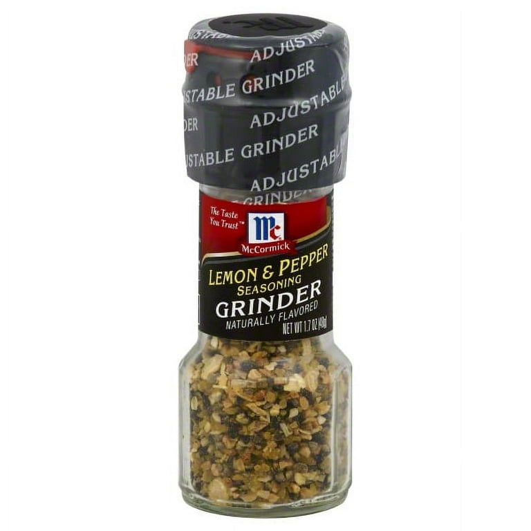 Mccormick Grinder Black Peppercorn, Adjustable - 1 oz