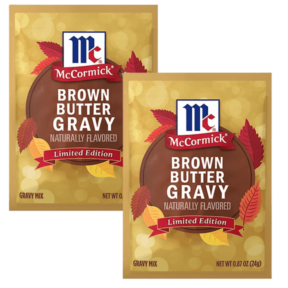 McCormick Limited Edition Seasoning: Brown Butter Gravy - Pack of 2