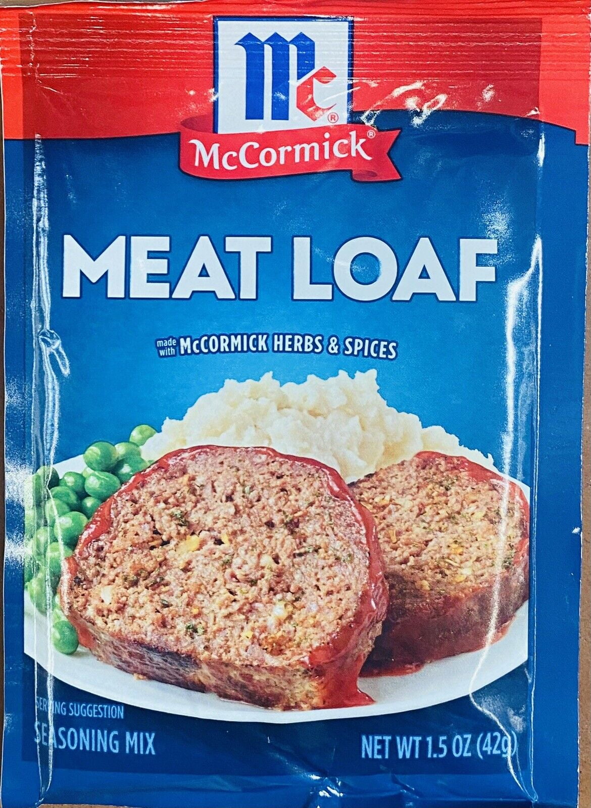 McCormick MEAT LOAF Seasoning Mix Savory Herbs & Spices 1.5 oz Packet